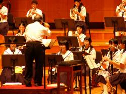 吹奏楽の練習♪